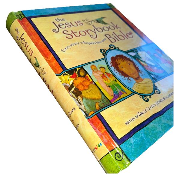 The Jesus Storybook Bible: Every Story Whispers His Name- Zonderkidz Illustrated - Picture 2 of 8